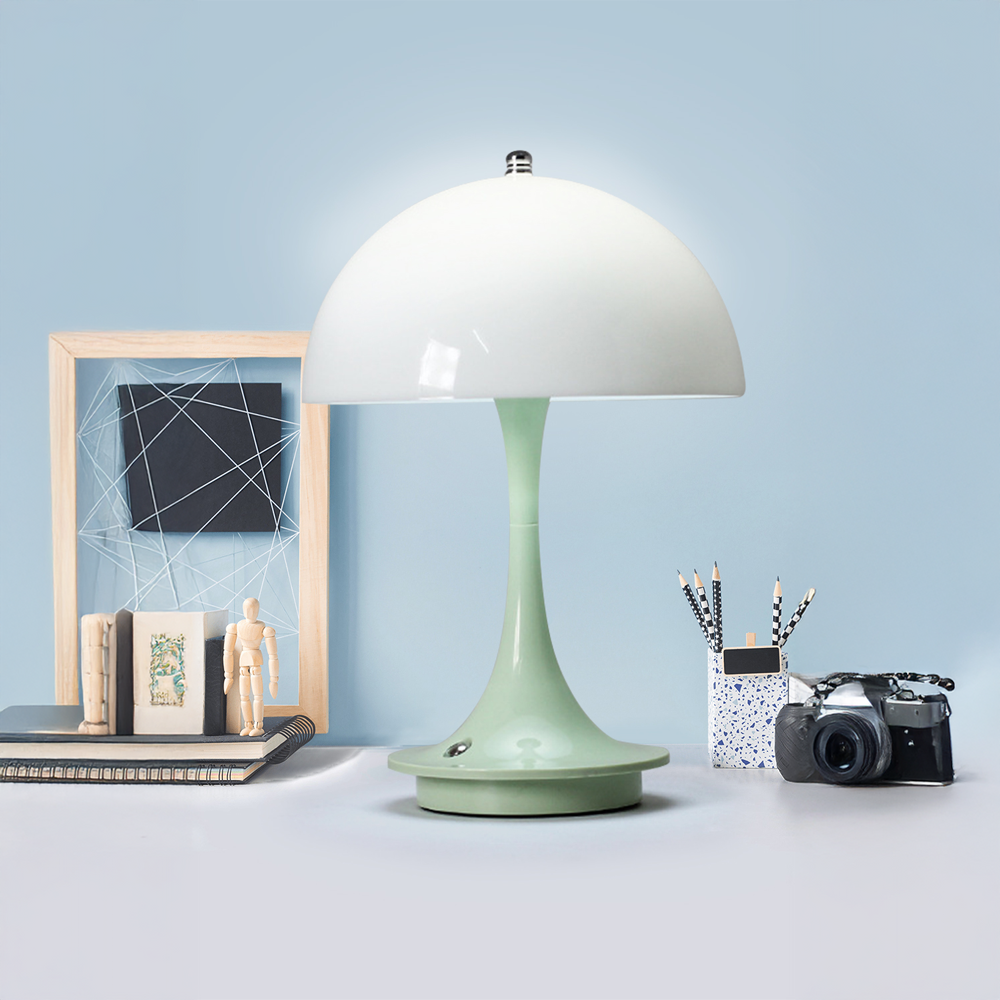 Electaura | Cordless LED Table Lamp with Adjustable Brightness | Scandinavian Minimalist Design for Versatile Lighting