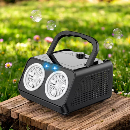 Electric Bubble Machine | 20,000+ Bubbles Per Minute with Dual Fans | Portable Fun for All Occasions