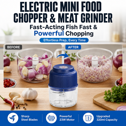 PREPPULSE – Mini Food Chopper for Fast and Convenient Meal Prep