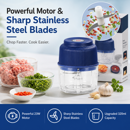 PREPPULSE – Mini Food Chopper for Fast and Convenient Meal Prep