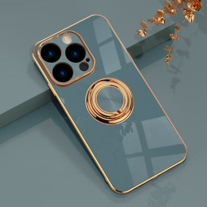 Magnetic Ring Stand iPhone Case with Shock Absorption & Microfiber Lining for iPhone 14-17 Models