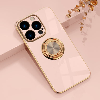 Magnetic Ring Stand iPhone Case with Shock Absorption & Microfiber Lining for iPhone 14-17 Models