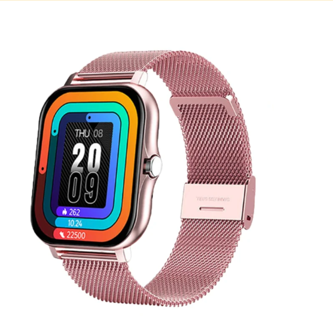 Elegant Smartwatch | Health & Activity Tracker with Touchscreen | Stylish Accessory for Active Women