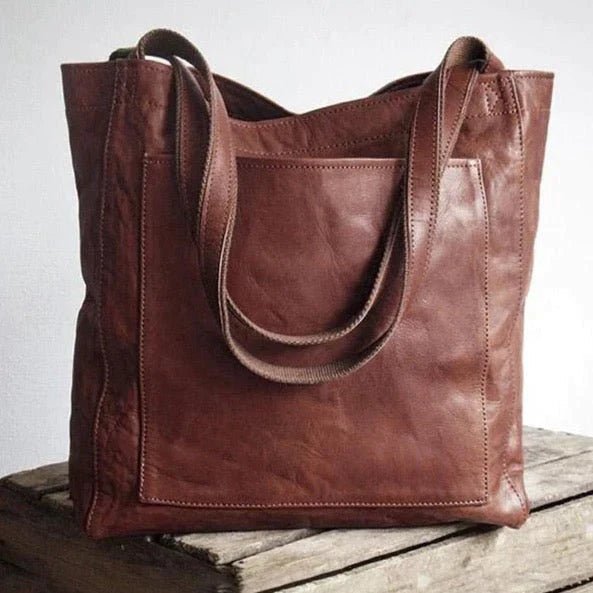 Elegant Black Shoulder Bag in Durable PU Leather – Adjustable Strap & Organized Compartments
