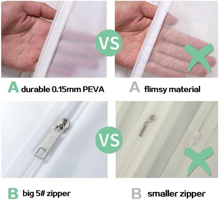 Housse à vêtements pour le voyage, housse pour robe de mariée extra large avec poches zippées, housse de protection imperméable pour robe de mariée