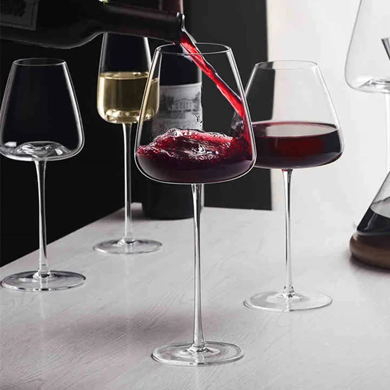 Elegant Crystal Wine Glass Set with Lead-Free Design | Luxurious Drinking Experience for Special Occasions