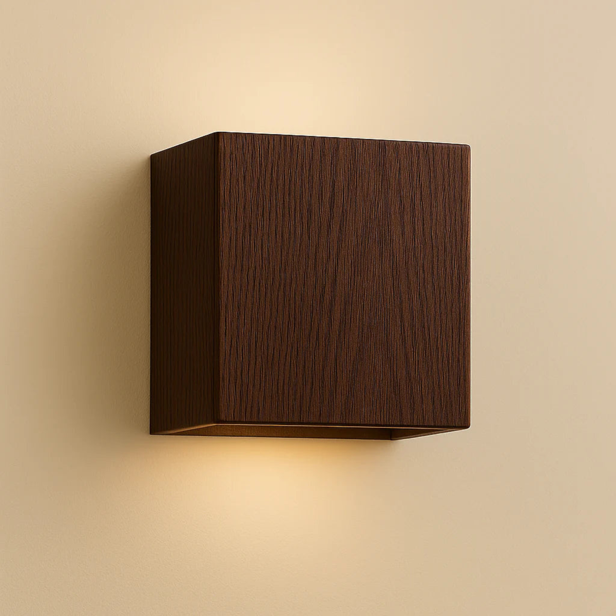 Elegant Cube | Wall Light Sconce with Integrated LED | Modern Iron Design for Cozy Ambiance