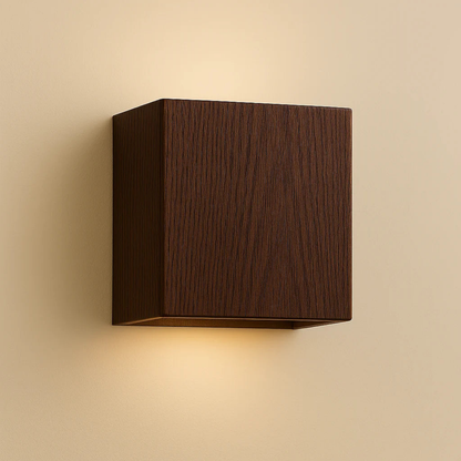 Elegant Cube | Wall Light Sconce with Integrated LED | Modern Iron Design for Cozy Ambiance