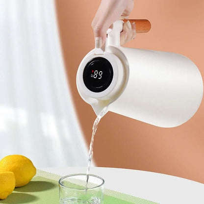 Elegant Insulated Flask with Digital Temperature Display | 1L Capacity for Optimal Beverage Enjoyment