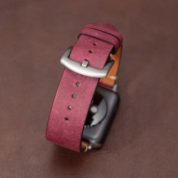 Bracelet en cuir élégant pour Apple Watch au savoir-faire de qualité supérieure | Accessoire stylé pour toutes les occasions