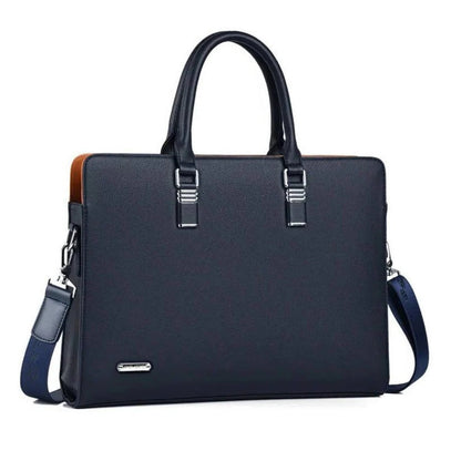 Elegant Leather Messenger Bag | Spacious Design for 14-15 Inch Laptops | Versatile Carrying Options for Professionals