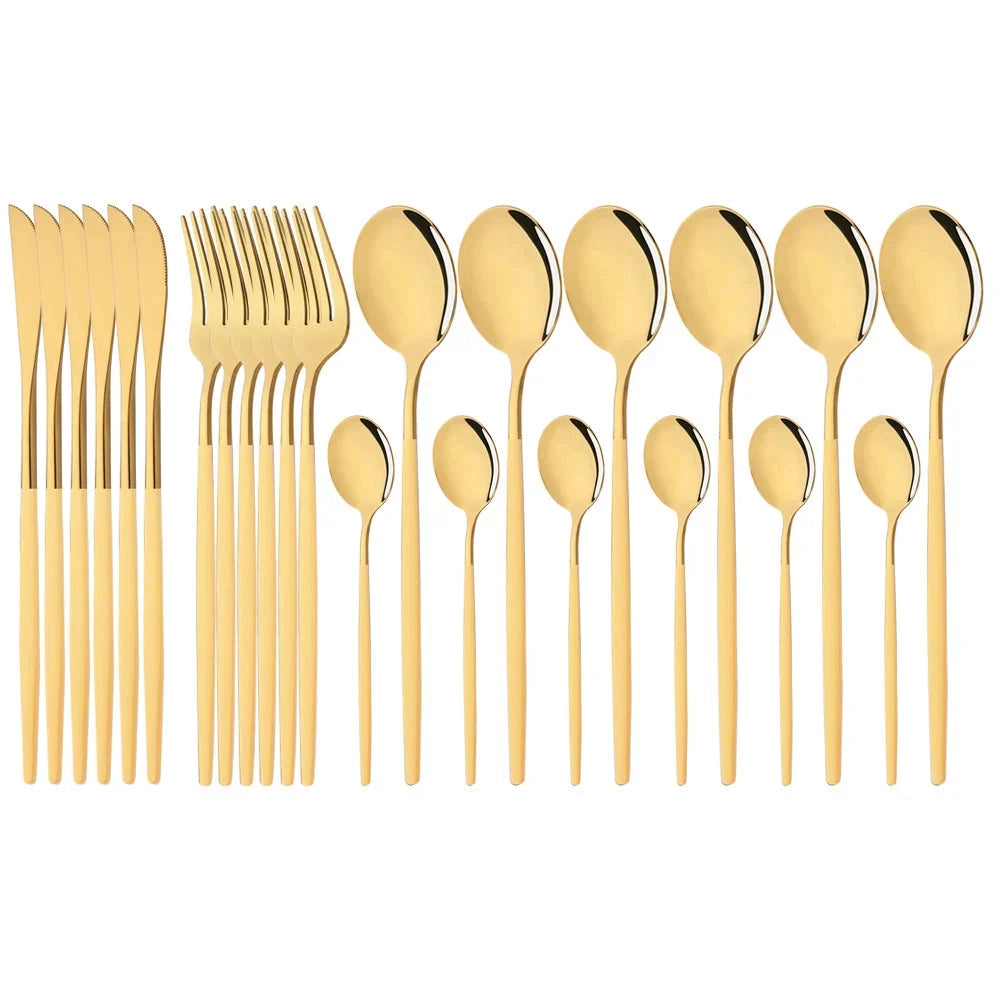 Elegant Modern Pink Flatware Set with Ergonomic Design | Stylish Cutlery for Any Occasion