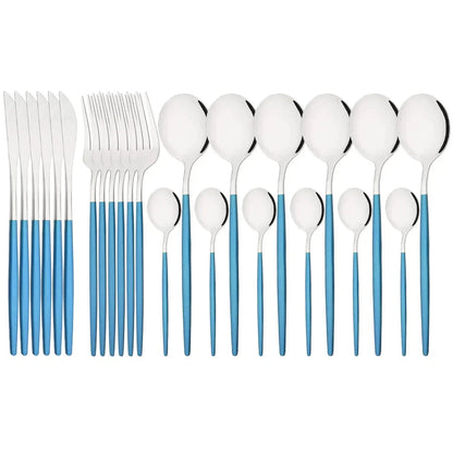 Elegant Modern Pink Flatware Set with Ergonomic Design | Stylish Cutlery for Any Occasion