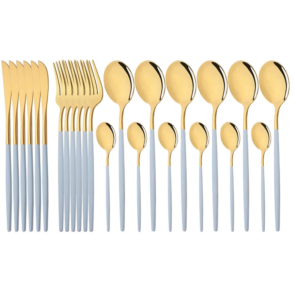 Elegant Modern Pink Flatware Set with Ergonomic Design | Stylish Cutlery for Any Occasion