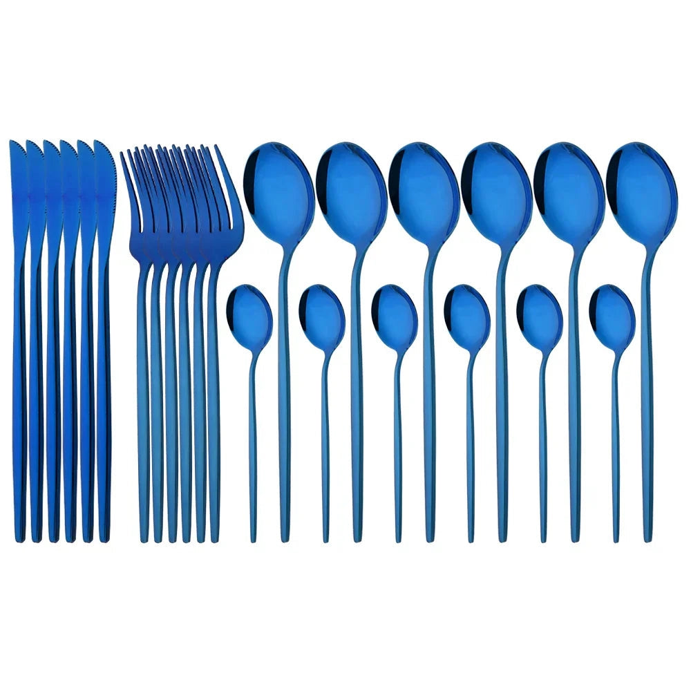 Elegant Modern Pink Flatware Set with Ergonomic Design | Stylish Cutlery for Any Occasion