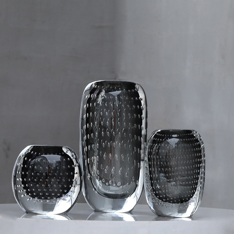 Elegant Murano Glass Vase – Timeless Design for Home Décor