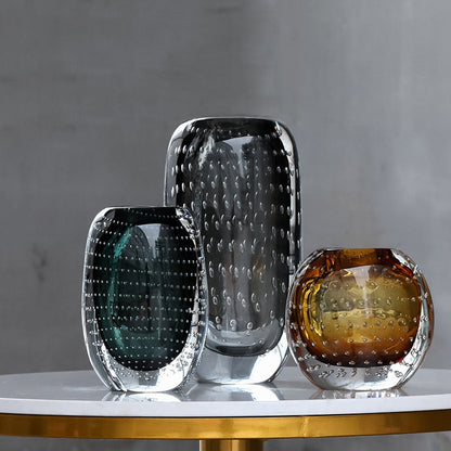Elegant Murano Glass Vase – Timeless Design for Home Décor