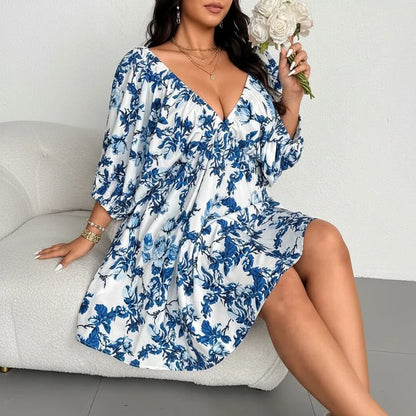 SUNFLOWLUXE – Plus Size Maxi Dress with Timeless Summer Style