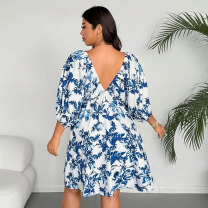 SUNFLOWLUXE – Plus Size Maxi Dress with Timeless Summer Style
