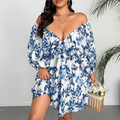 SUNFLOWLUXE – Plus Size Maxi Dress with Timeless Summer Style