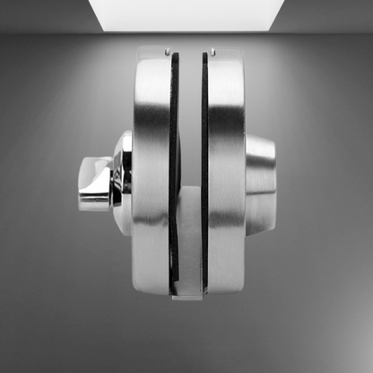 Serrure de porte coulissante élégante | Sécurité en acier inoxydable pour porte en verre avec installation facile