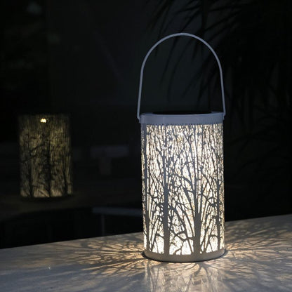 Lampes solaires de jardin élégantes | Conception en fer durable avec capteur crépusculaire automatique | Éclairage extérieur étanche pour une ambiance exceptionnelle