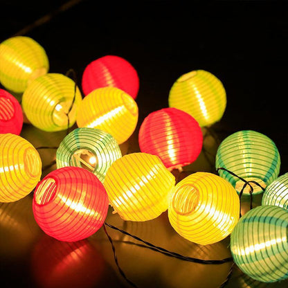 Elegant Solar Lantern String Lights with Waterproof Design | Versatile Outdoor Decor
