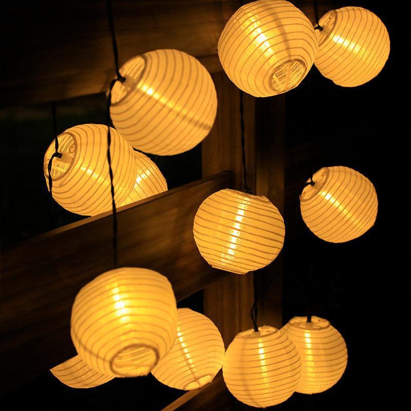 Elegant Solar Lantern String Lights with Waterproof Design | Versatile Outdoor Decor