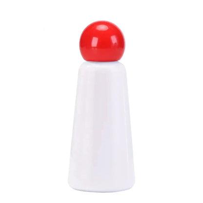 Stainless Steel Insulated Water Bottle 17 oz Double-Wall Vacuum Flask Two-Tone Color for Sports Travel Gym School Office Leak-Proof Lid