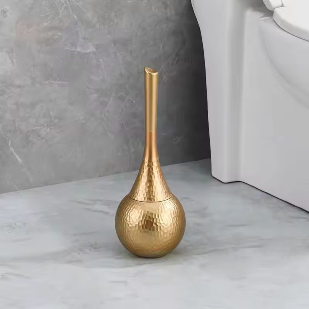 Elegant Toilet Brush with Ergonomic Handle and Discreet Storage Stand – High-Quality ABS Design