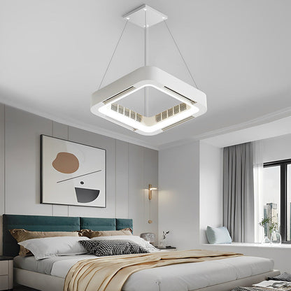 Elegant | Modern Ceiling Fan with LED Lighting & Chandelier Design for Stylish Airflow
