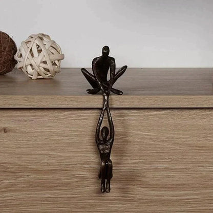 Elysium Love Sculpture - Resin Home Decor, Unique Wall Decor