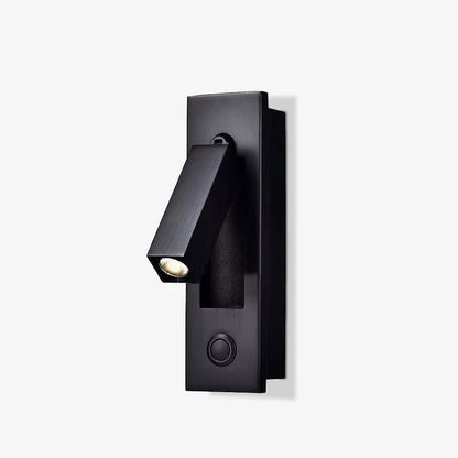Recessed LED Reading Light for Bedroom – Flush Mount Wall Lamp with Adjustable Head – Warm or Cool White – Modern Nightstand Sconce for