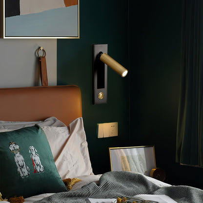 Adjustable Reading Sconce Wall-Mount Aluminum Task Light for Bedside & Study