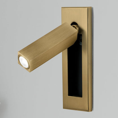 Adjustable Reading Sconce Wall-Mount Aluminum Task Light for Bedside & Study