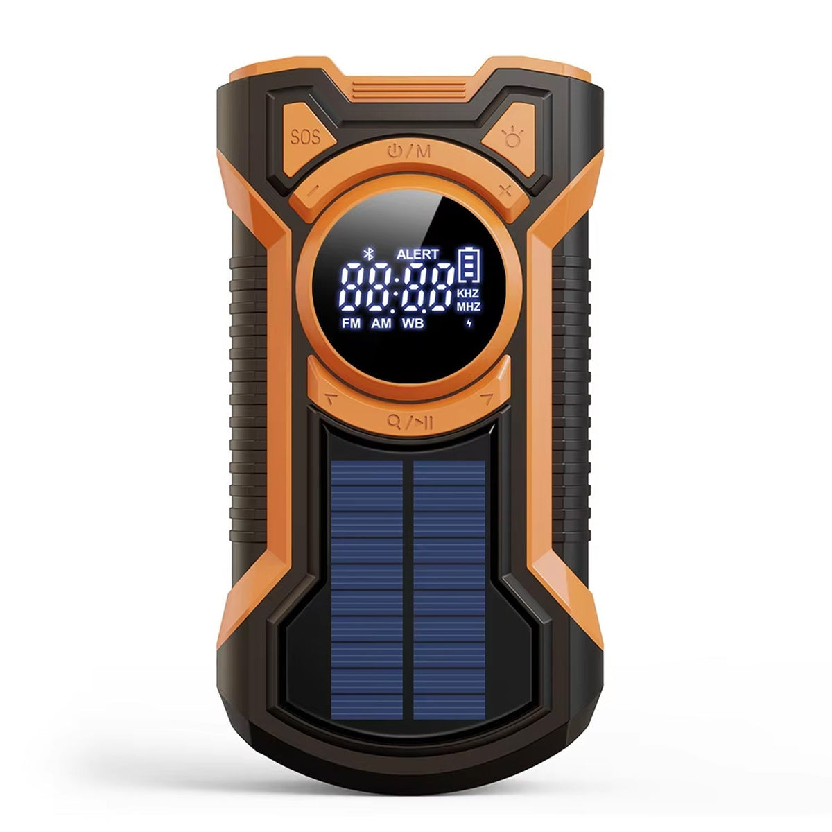 Radio météo d'urgence Ortekor | Radio à manivelle multi-alimentation avec alertes NOAA | Communication fiable pour la sécurité