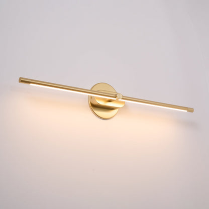 Rechargeable LED Wall Sconce Light with Touch Dimmer Switch for Bedroom Bathroom Mirror Vanity Hallway No Wiring Cordless Modern Linear