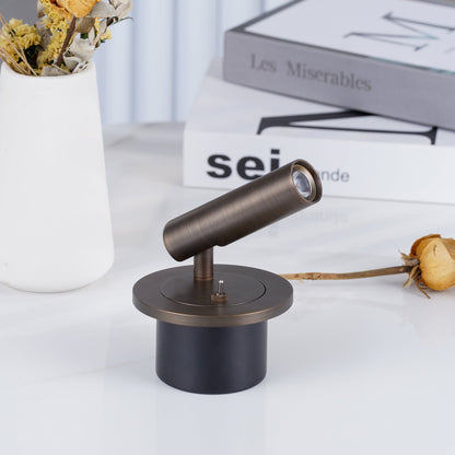 Adjustable LED Reading Sconce Black Metal 12 Inch Swing Arm for Bedroom Nightstand Task Light Directional Modern Wall Mount