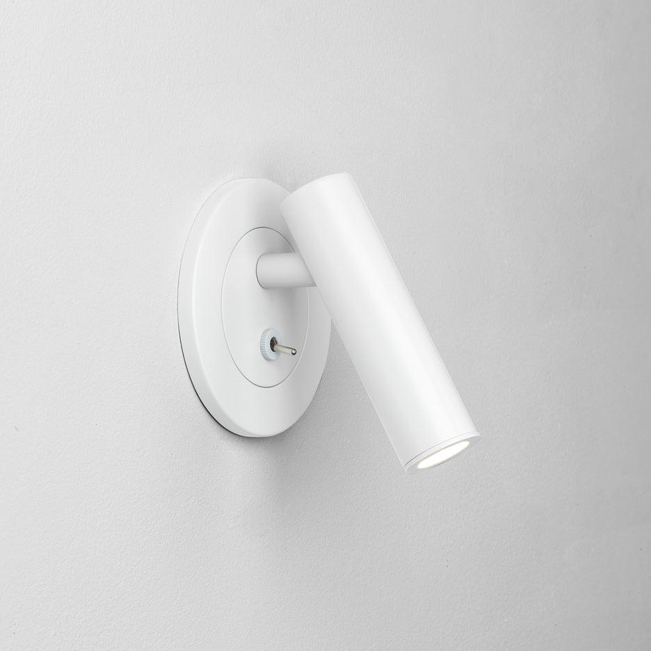 Adjustable LED Reading Sconce Black Metal 12 Inch Swing Arm for Bedroom Nightstand Task Light Directional Modern Wall Mount