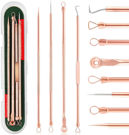 Essential Blackhead & Pimple Extractor Kit with Protective Case for Flawless Skin