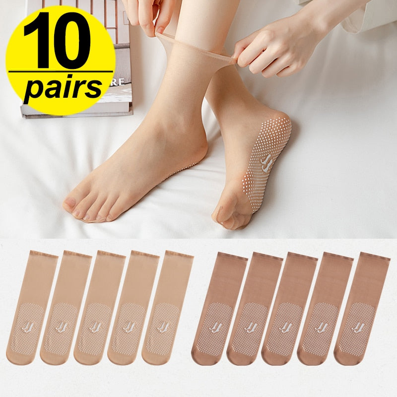 Ortekor Essential Summer | Women's Socks with Breathable Ultra-Thin Silk | Stylish Comfort for Warm Days
