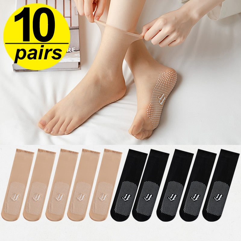 Ortekor Essential Summer | Women's Socks with Breathable Ultra-Thin Silk | Stylish Comfort for Warm Days