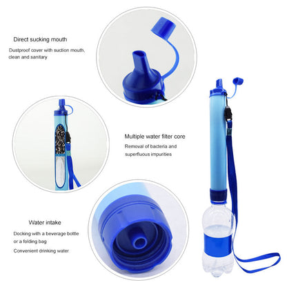 Essential Water Purifier | Compact Emergency Filter with 99.9999% Bacteria Removal | Lightweight Solution for Safe Drinking Water