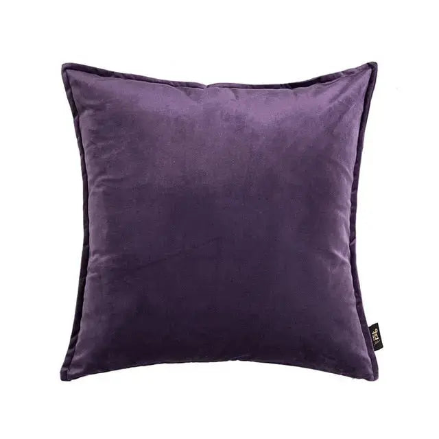 Plush Velvet Throw Pillow Cover 18x18 Inch Beige Hidden Zipper for Couch Bedroom Accent Decor Square Cushion Case Soft Home Textiles