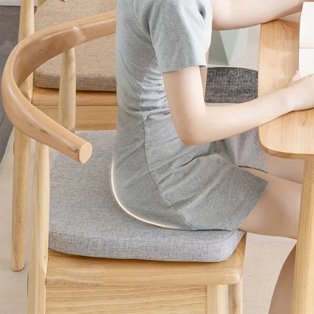 Lunari Chair Cushion - Microfiber Blend, Tufted Design for Dining and Patio Chairs