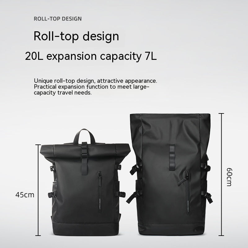 Série Explorer | Sac à dos de voyage au design imperméable | Tissu Oxford élégant pour l'aventure et les trajets quotidiens