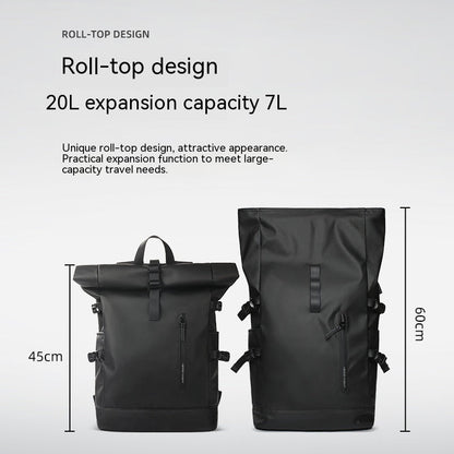 Série Explorer | Sac à dos de voyage au design imperméable | Tissu Oxford élégant pour l'aventure et les trajets quotidiens