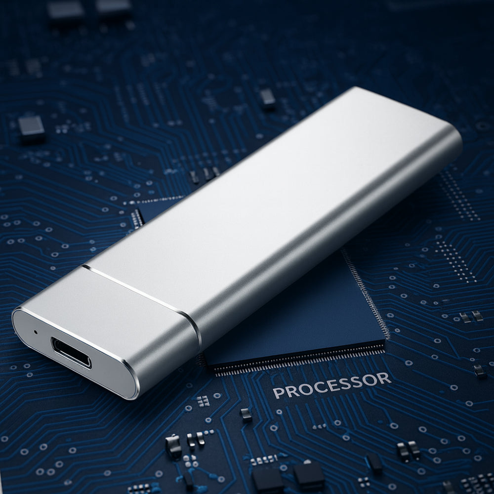 Périphérique de stockage portable | Disque dur externe 500 Go avec vitesse de transfert élevée | Conception légère en aluminium pour une mobilité facile