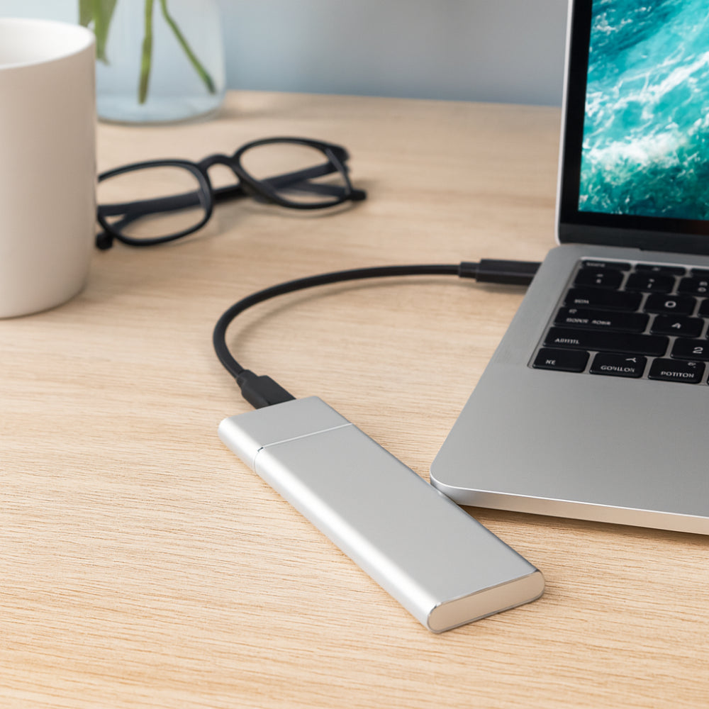 Périphérique de stockage portable | Disque dur externe 500 Go avec vitesse de transfert élevée | Conception légère en aluminium pour une mobilité facile