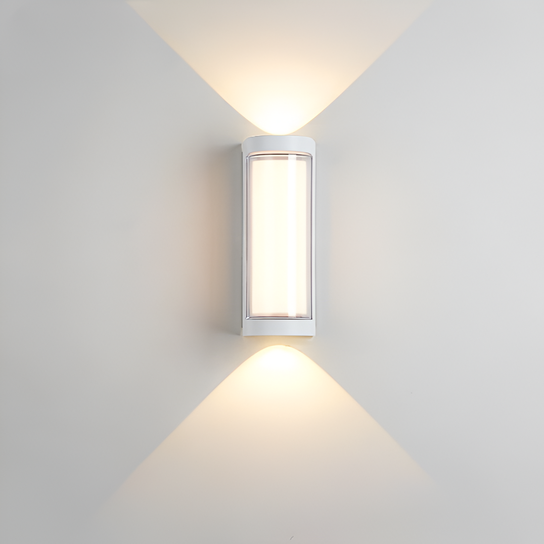 Outdoor Sconce Fixture 10.6 in Black Waterproof Bidirectional Beam for Exterior Walls Entrance Porch Garden Pathway Architectural Accent IP6